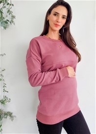 Lait & Co - Deanna Nursing Jumper in Rose