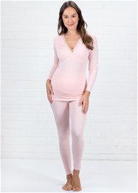 Lait & Co - Elayne Nursing Pyjama Set in Petal Pink