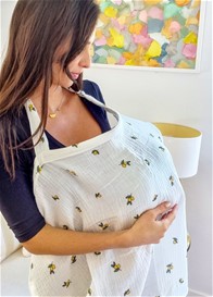 Lait & Co - Florian Nursing Apron Cover in Yuzu Print