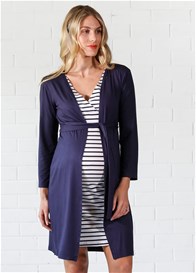 Lait & Co - Jonquil Nursing Sleep Set in Navy Stripe