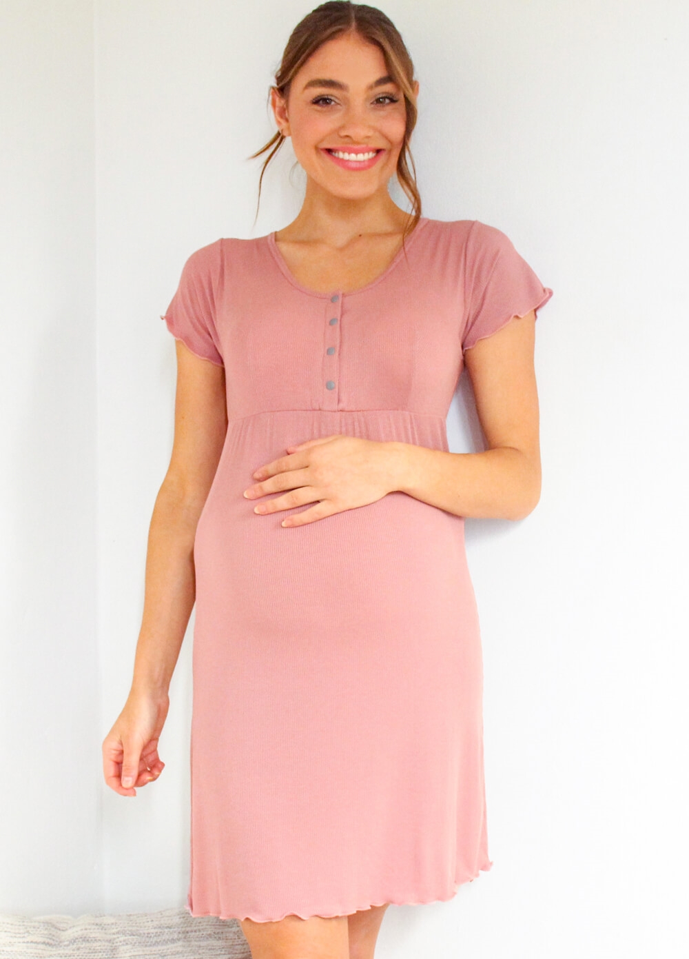 Lait & Co - Jules 'Be With You' Lounge Dress in Rose