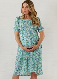 Lait & Co - Lea-Claire Dress in Green Floral