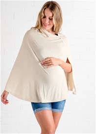 Lait & Co - Memoire Nursing Cover Shawl in Ivory