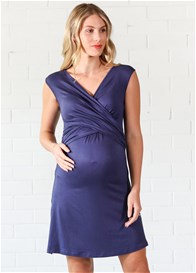 Lait & Co - Moreau Nursing Dress in Navy