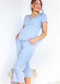 Lait & Co - Oriel New Mama Hospital Lounge Set in Dusty Blue