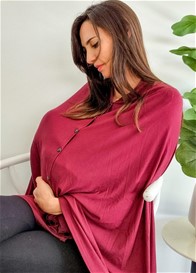 Lait & Co - Samira Nursing Cover in Burgundy