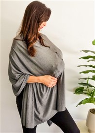 Lait & Co - Samira Nursing Cover in Charcoal