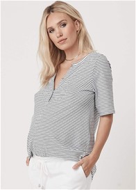 Legoe - Missy Tee in Thin Navy Stripe