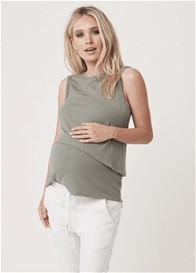 Legoe - Rib Knit Nursing Tank 
