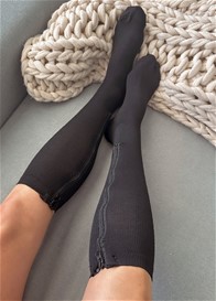 Mama Sox - Calm Zippered Compression Socks in Black