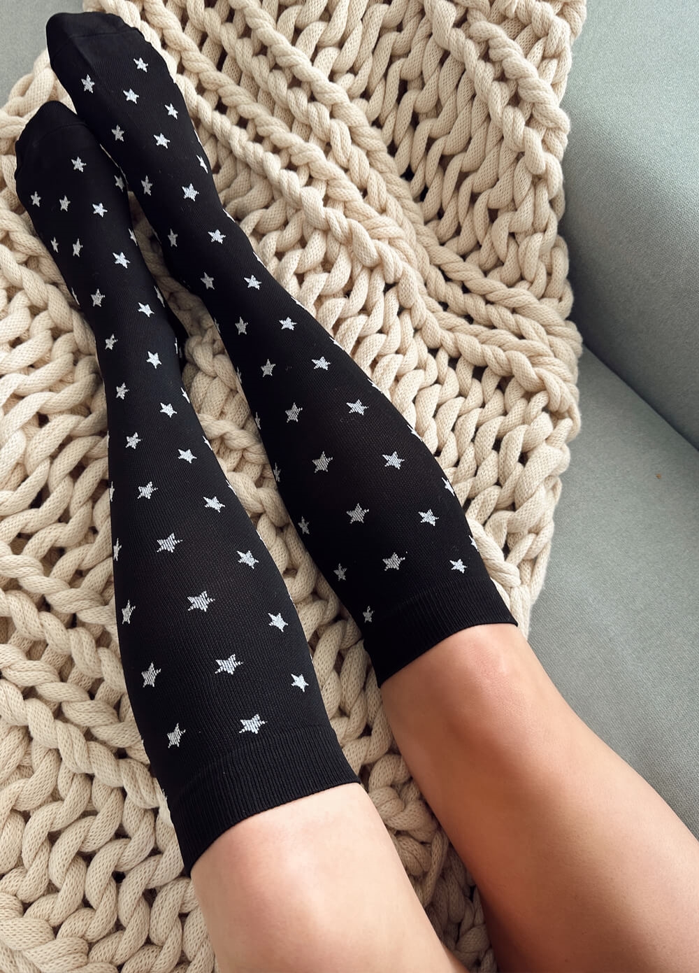 Mama Sox - Delight Compression Socks in Black Star