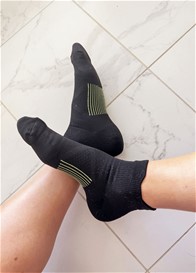 Mama Sox - Propel Sports Compression Ankle Socks in Black