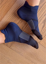 Mama Sox - Propel Sports Compression Ankle Socks in Navy