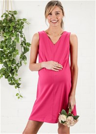 Maternal America - Princess Shift Dress in Hot Pink - ON SALE