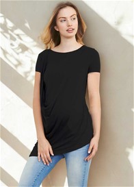 Maternal America - Shoulder Pleat Tee - ON SALE
