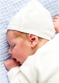 Noppies Baby - Rosita Organic Cotton Knit Hat in White