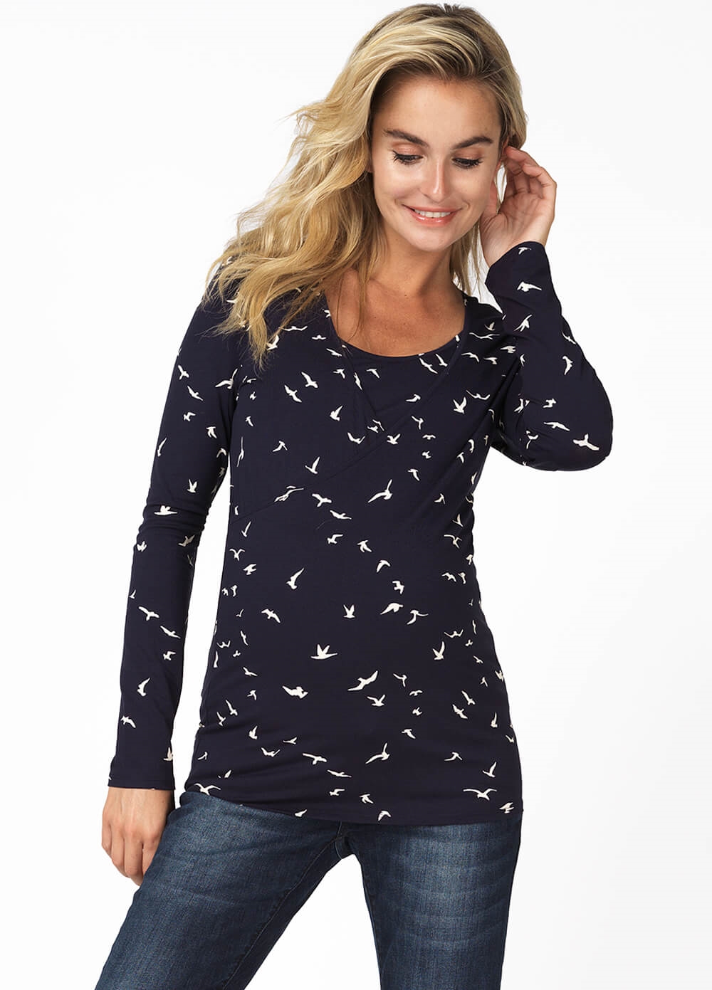 Noppies Rosalyn Maternity Nursing Shirt Queen Bee