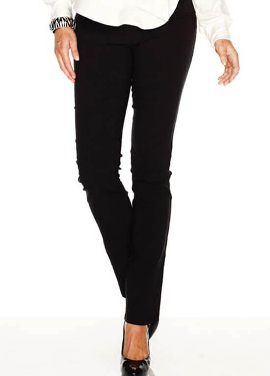 Queen Bee Straight Leg Black Maternity Pants by Soon Maternity