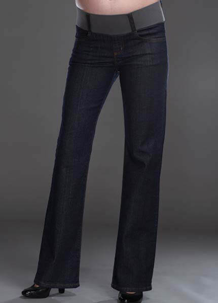 Queen Bee Straight Leg Maternity Jeans by Maternal America 