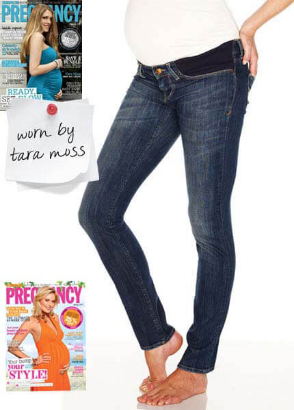 Queen Bee Jessica Deep Tinted Soft Skinny Maternity Jeans by Mavi 