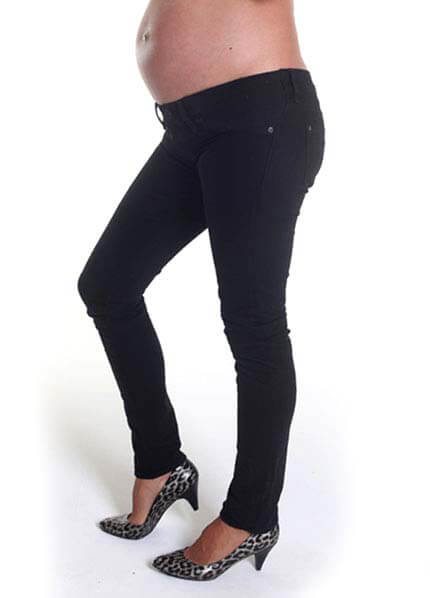 Jessica Black Dyed Skinny Leg Maternity Jeans by Mavi