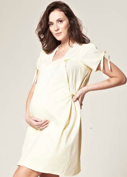 Evan Maternity/Nursing Hospital Gown by Quack Nursingwear