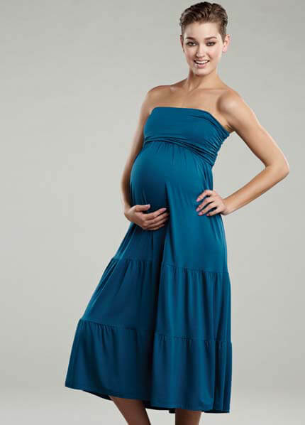 Strapless Maternity Dress/Skirt by Maternal America