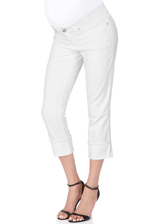 Mavi - Nikki White Stretch Capri - ON SALE