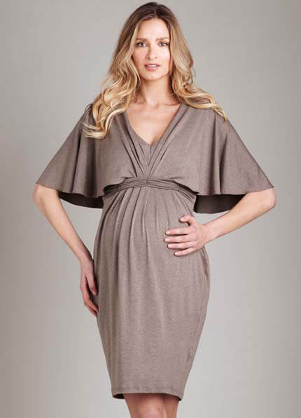 Heather Braided Back Maternity Dress by Maternal America