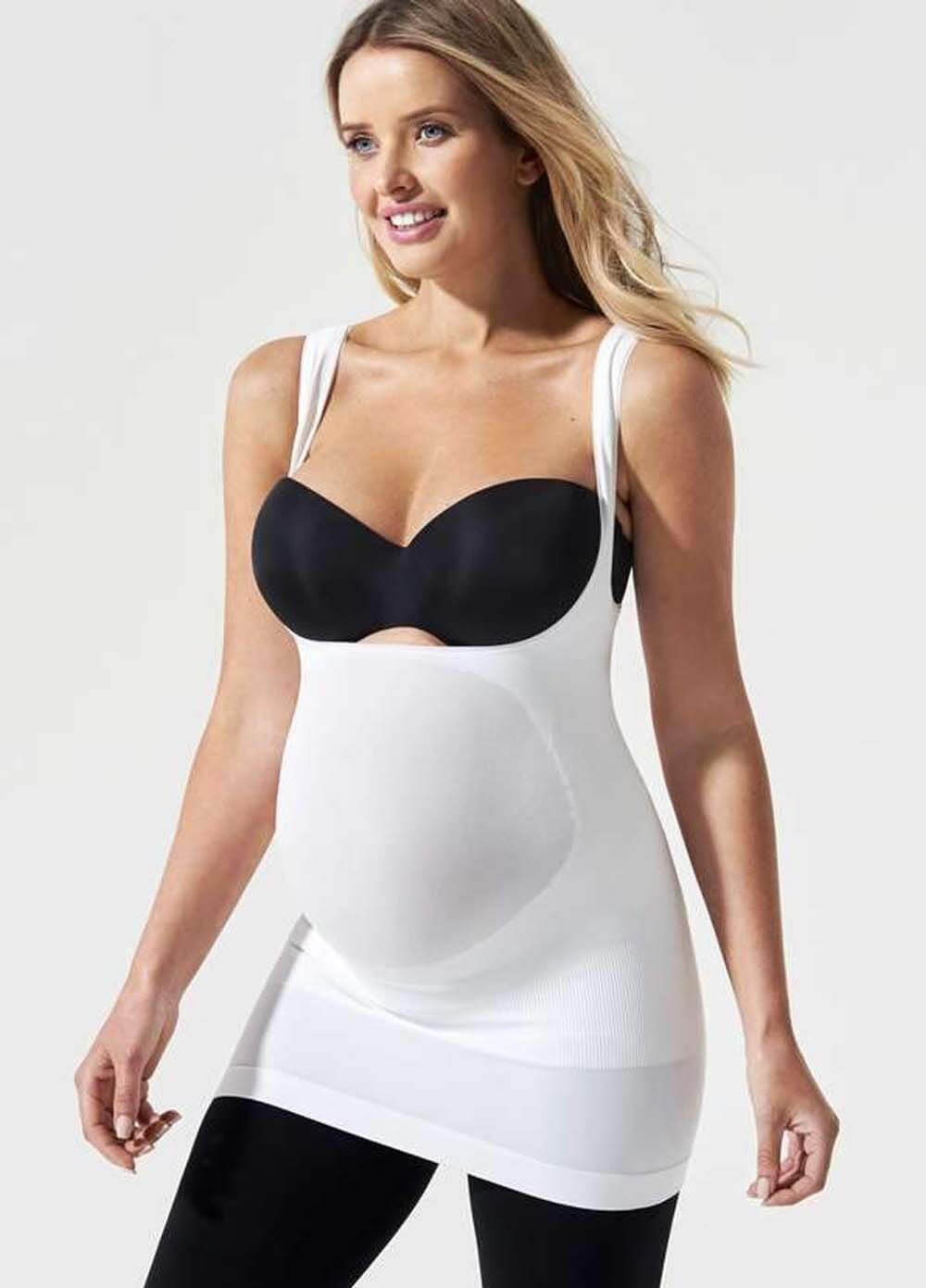 Blanqi - Underbust Support Tank in White