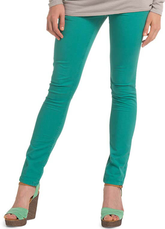 Crystal Green OTB Slim Leg Maternity Jeans by Esprit