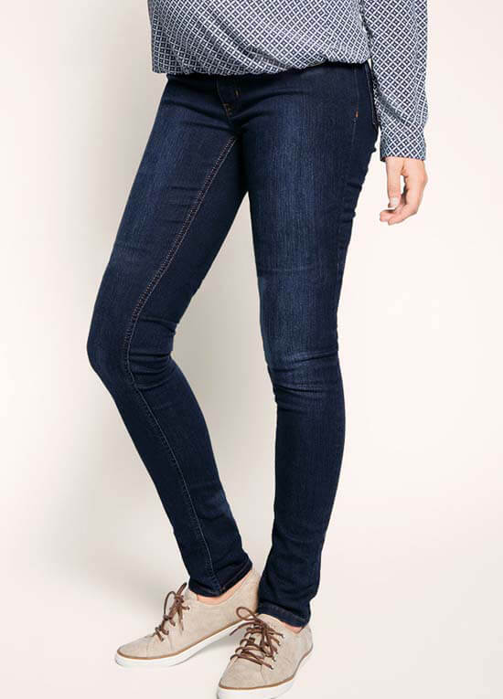 Dark Blue Wash Maternity Denim Jeggings by Esprit