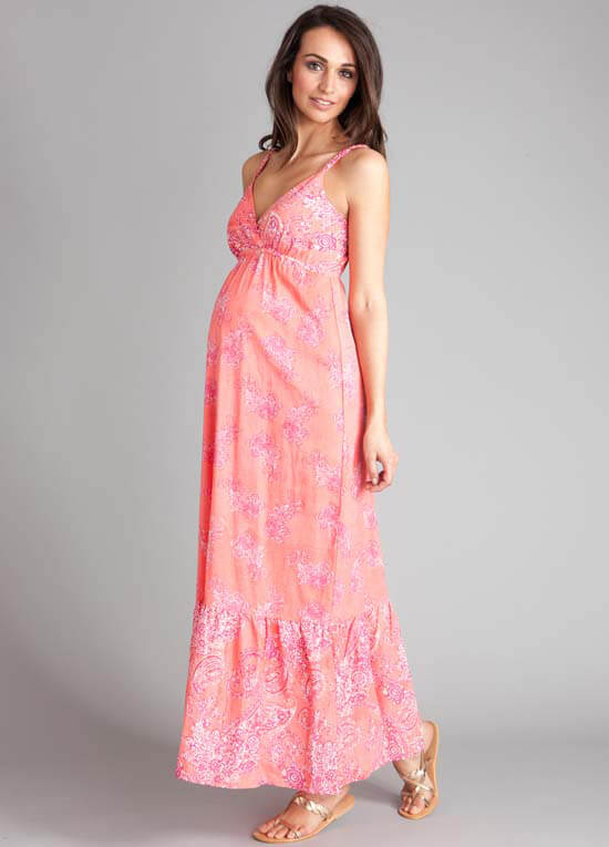 seraphine maternity maxi dress