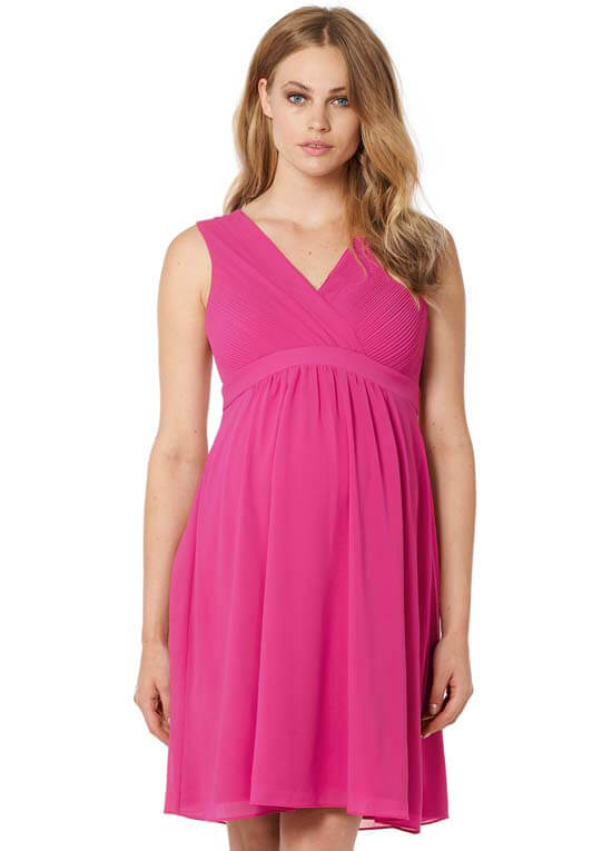 Lola Maternity  Cocktail Dress  in Pink by Noppies