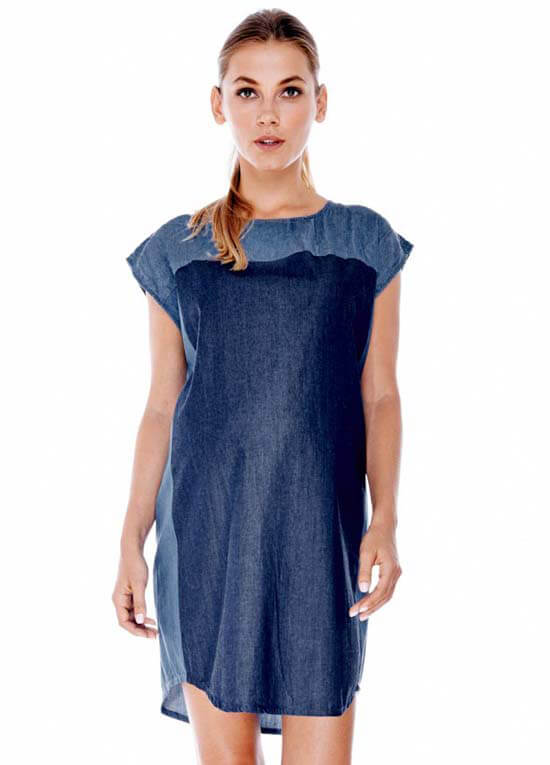 Tanya Chambray Maternity Dress by Imanimo