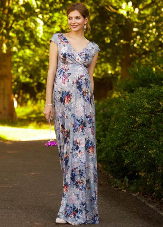 Alana Maternity Maxi Dress in Vintage Bloom by Tiffany Rose