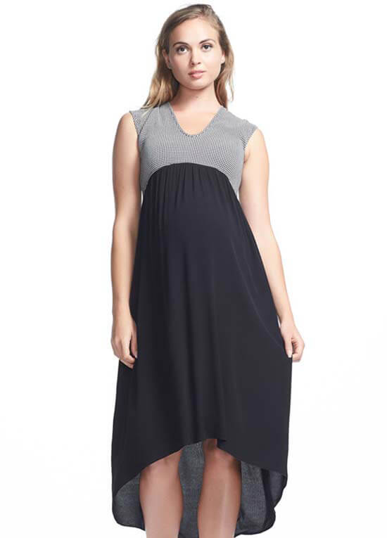 Bonita HighLow Maternity Dress by Soon Maternity