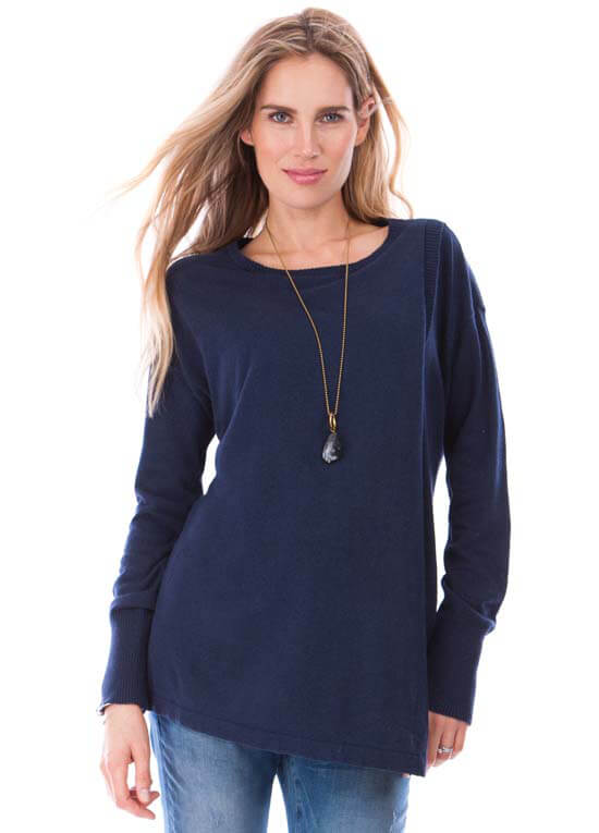 Rosetta Draped Maternity Nursing Jumper 