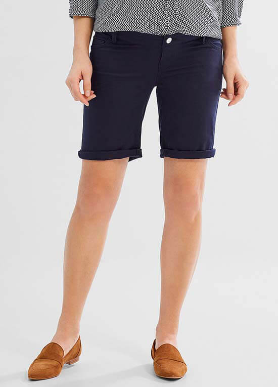 Night Blue Maternity Bermuda Shorts by Esprit