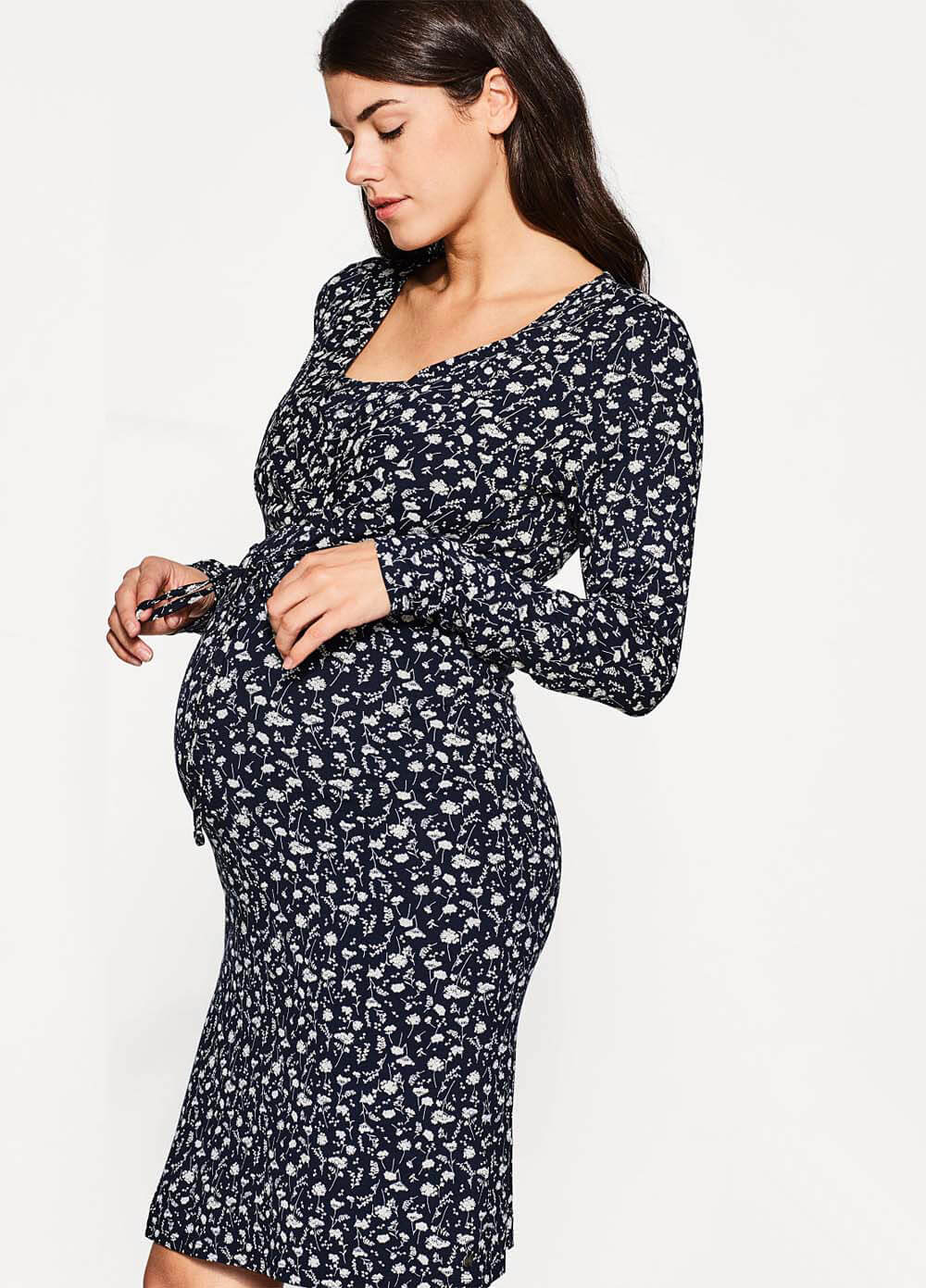 Queen Bee Romantic Floral Maternity Nursing Dress By Esprit Queen Bee Romantic Floral Maternity Nursing Dress By Esprit