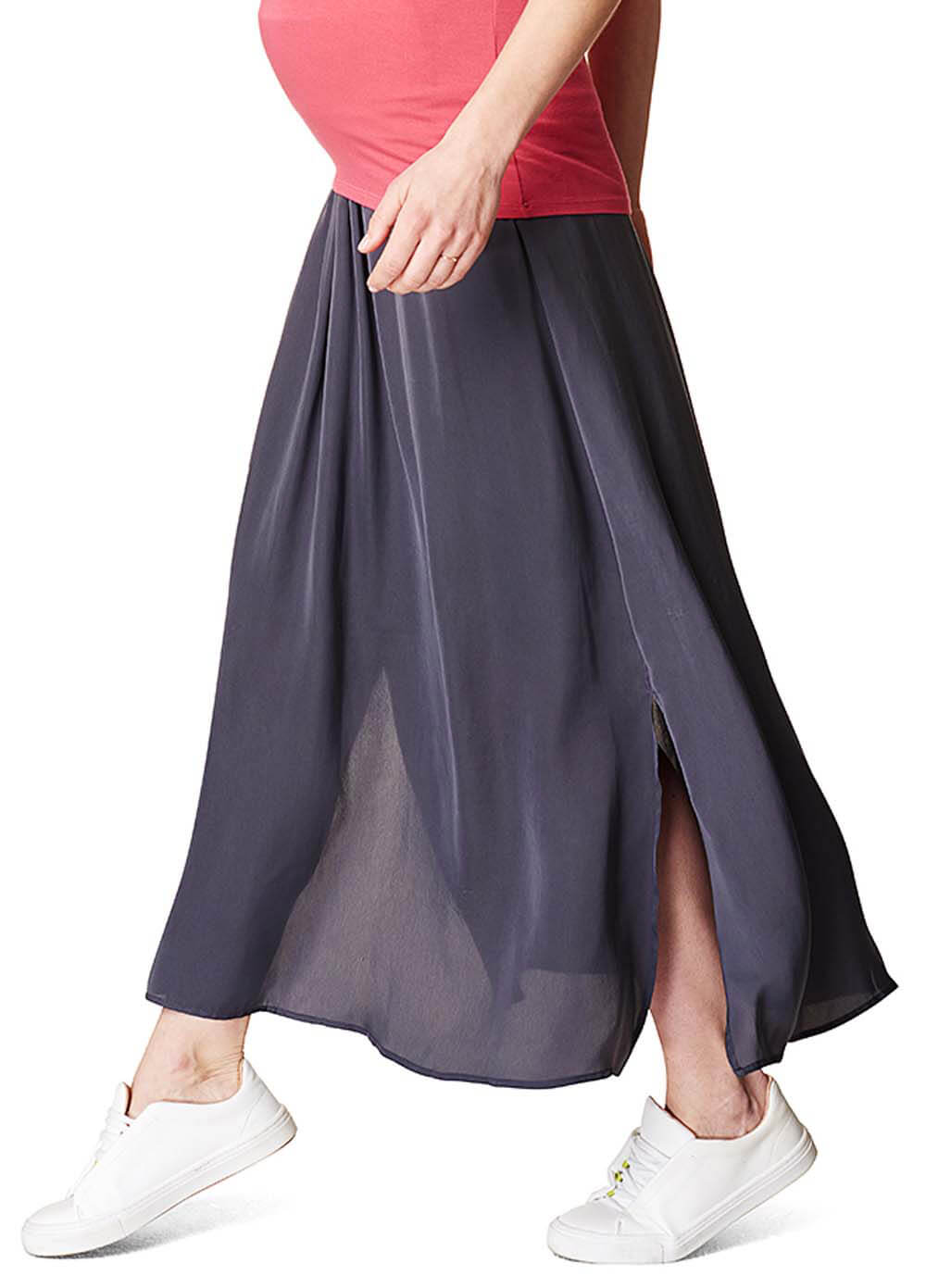 Esprit - Fluid Side Split Maxi Skirt