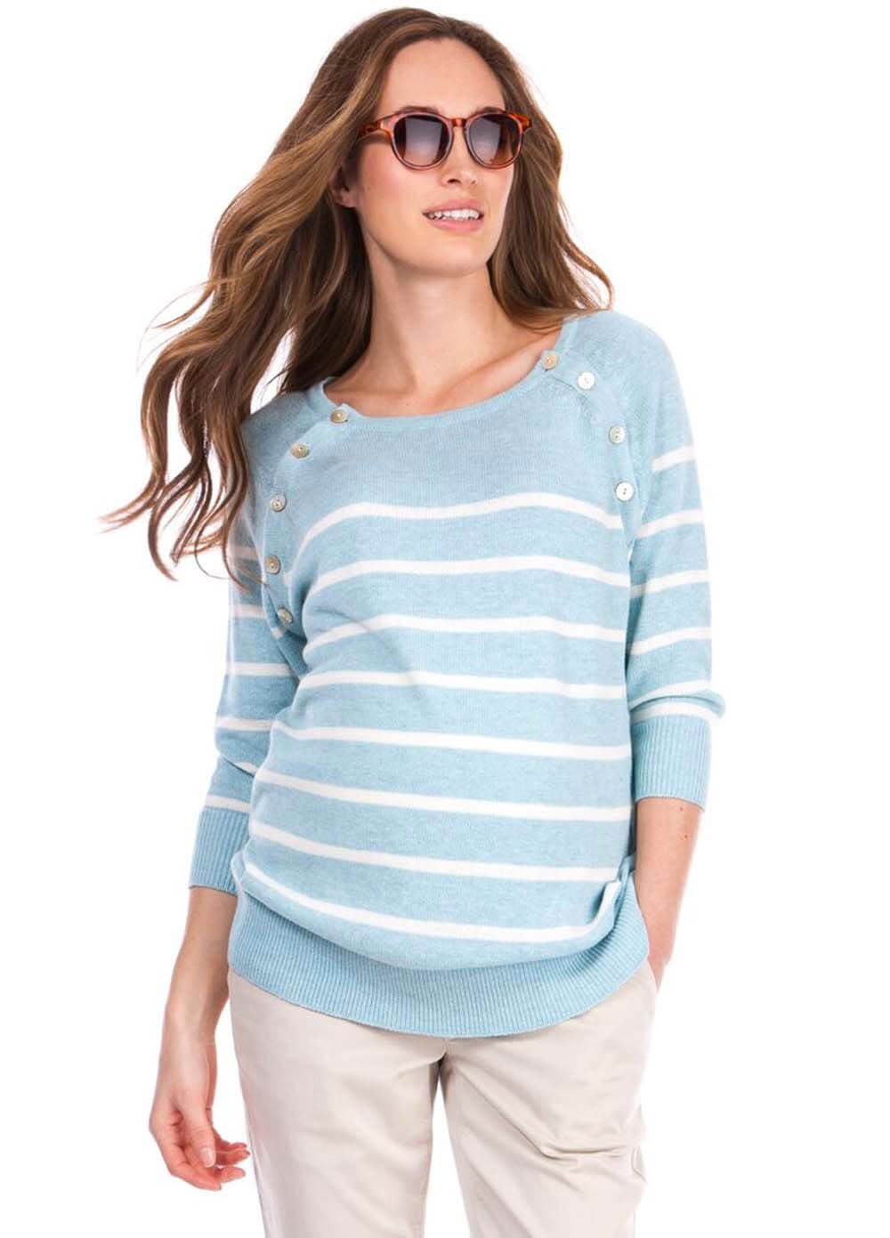 Estella Raglan Sleeve Maternity Nursing Jumper by Seraphine