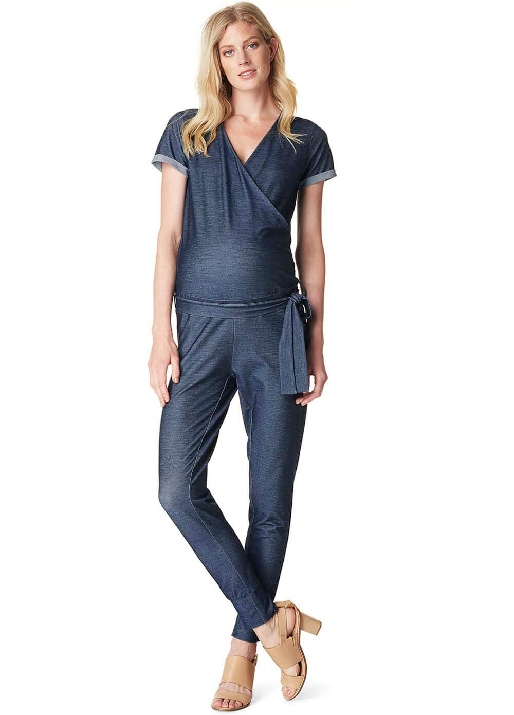 Noppies - Aafke Denim Look Maternity Jumpsuit - ON SALE