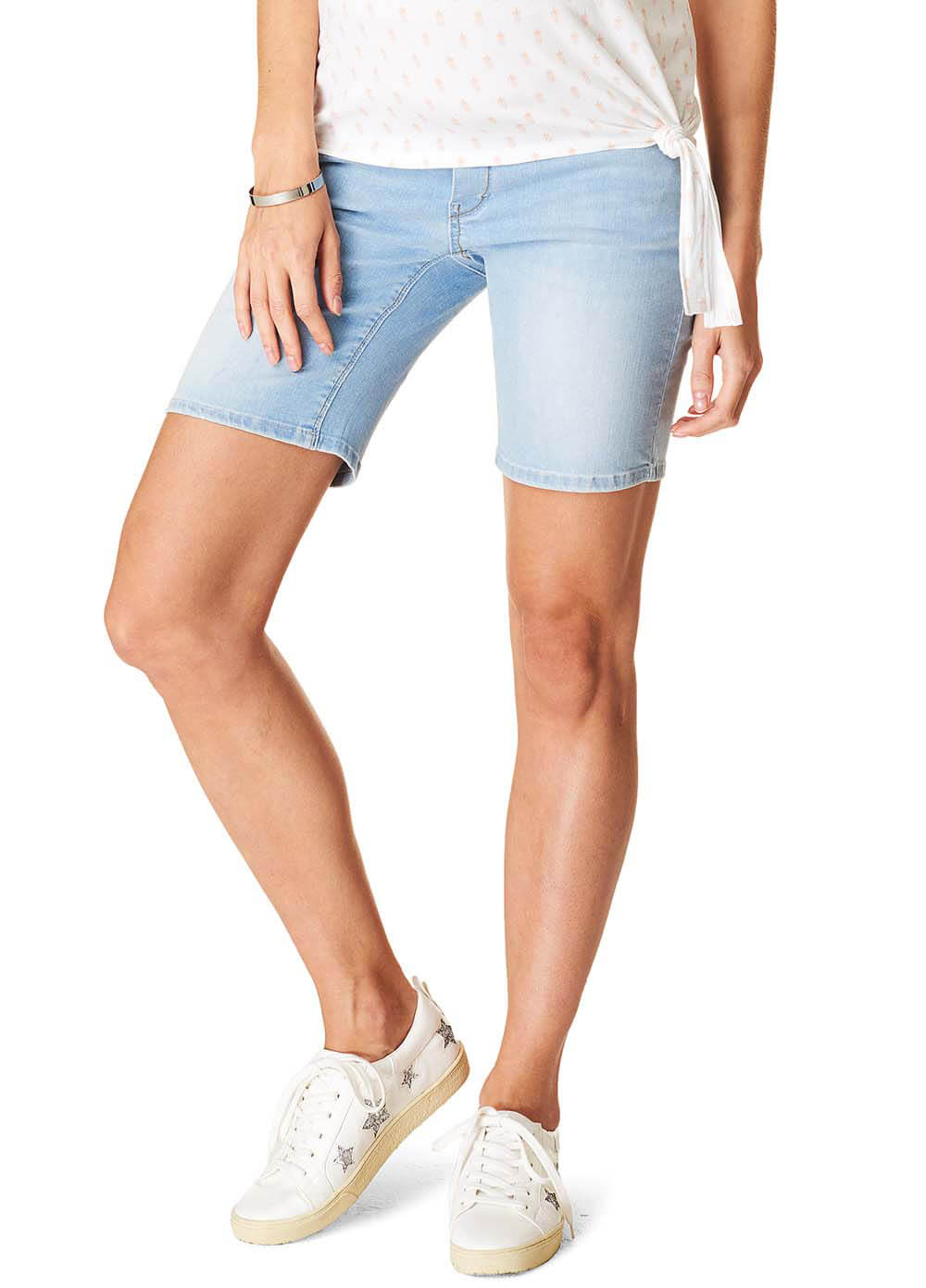 Under Bump Maternity Denim Shorts by Esprit