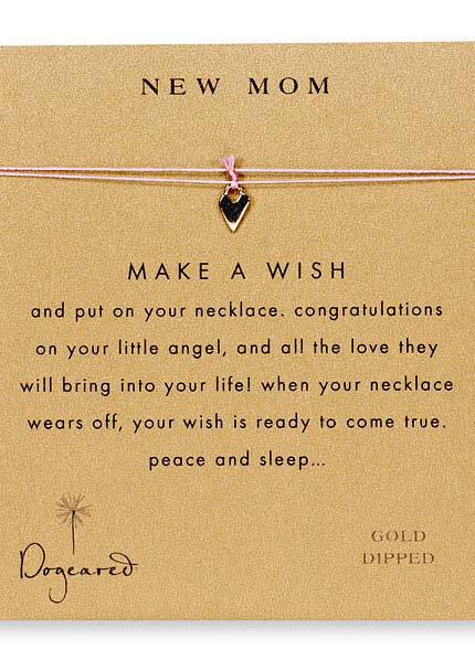 Queen Bee New Mom Make A Wish Silk Necklace by Dogeared