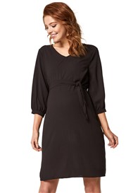 Queen mum - Sophisticated Blouson Dress