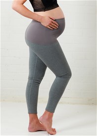 QueenBee® - Blakely Fleece Leggings in Charcoal