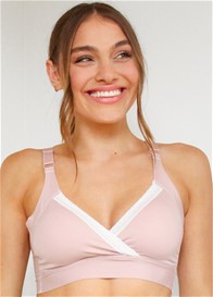 QueenBee® - Callie Smooth Touch Maternity Bra w Extender in Rose