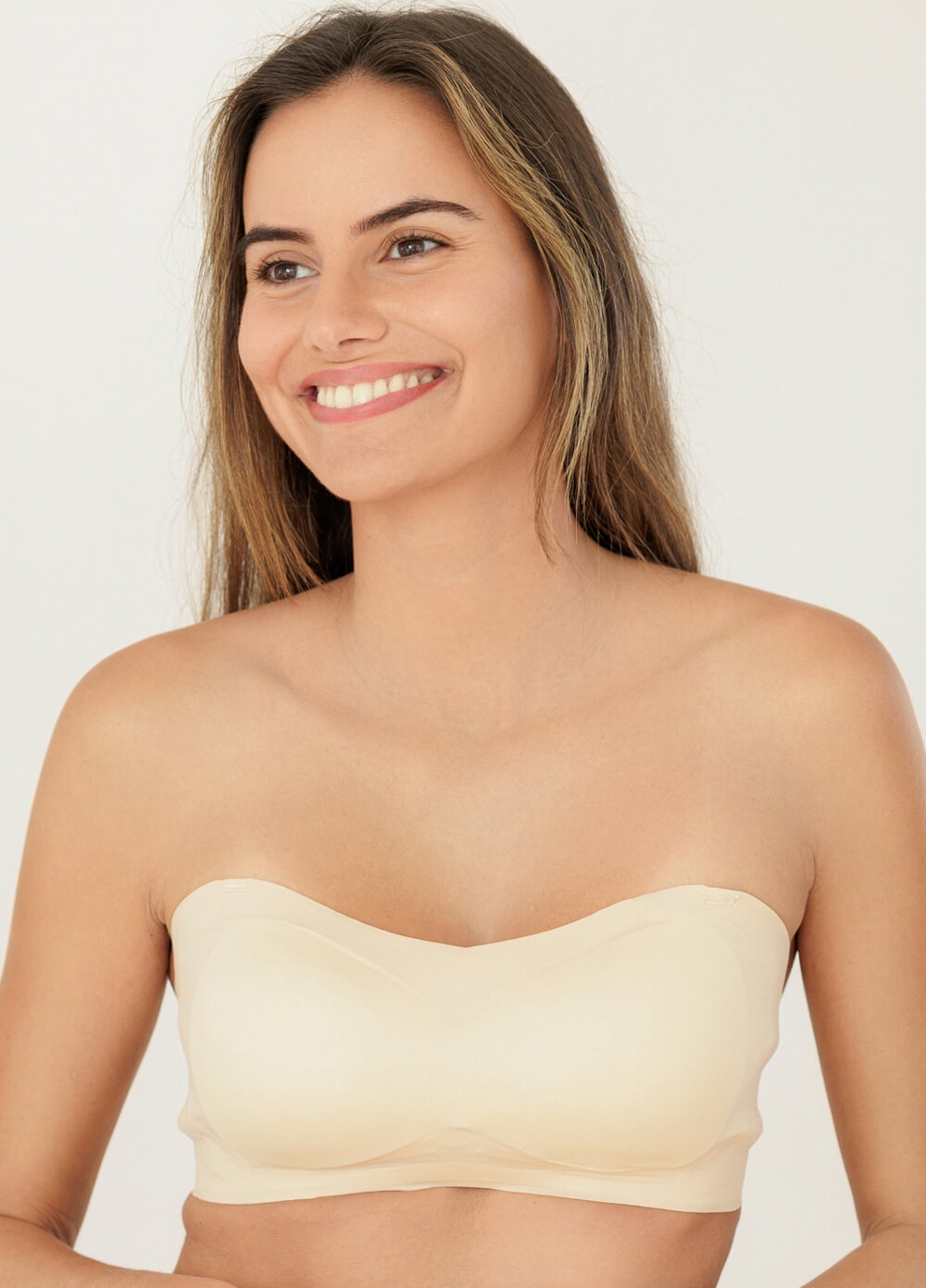 Candice Strapless Maternity Bra in Nude