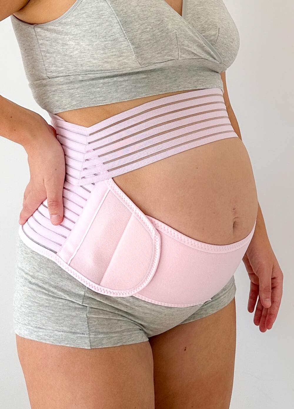 Dutton 3pc Pregnancy & Postpartum Belly Belt Cradle in Pink